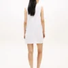 Patch Pocket Denim Shift Mini Dress Patch Pocket Denim Shift Mini Dress