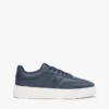 Pebbled Leather Court Sneaker