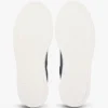 Pebbled Leather Court Sneaker