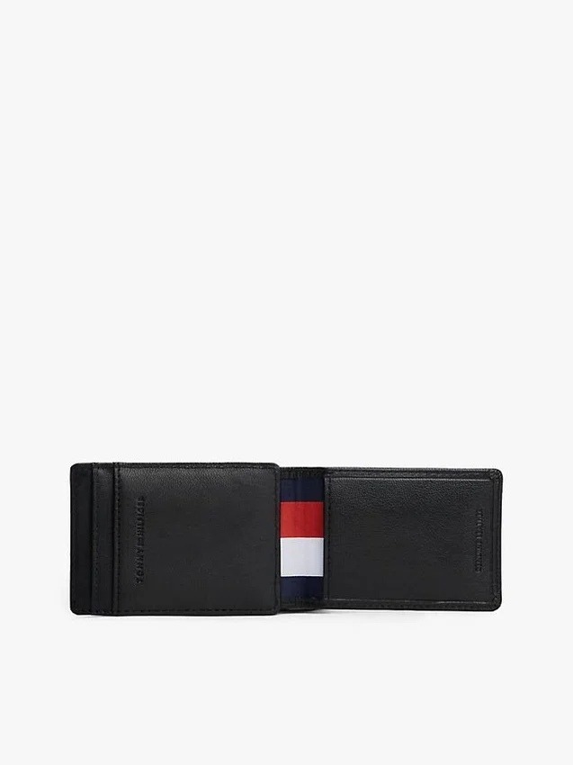 Pebbled Leather Magnetic Bifold Wallet Pebbled Leather Magnetic Bifold Wallet