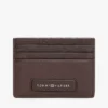 Pebbled Leather Monogram Card Holder