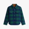 Plaid Wool-Blend Padded Shirt Jacket Plaid Wool-Blend Padded Shirt Jacket