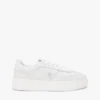 Platform Leather Court Sneaker