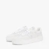 Platform Leather Court Sneaker