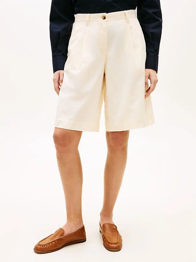 Pleated Poplin Short Pleated Poplin Short