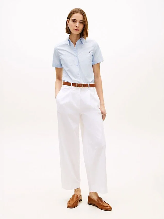 Pleated Twill Barrel Chino Pleated Twill Barrel Chino