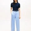 Pleated Twill Barrel Chino