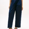 Pleated Twill Barrel Chino
