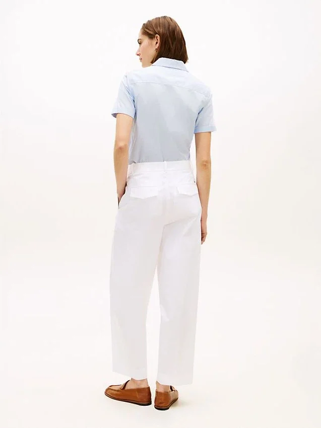 Pleated Twill Barrel Chino Pleated Twill Barrel Chino