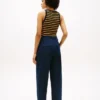 Pleated Twill Barrel Chino