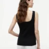 Pointelle Square-Neck Tank Top Pointelle Square-Neck Tank Top