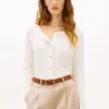 Pointelle T-Shirt Cardigan Pointelle T-Shirt Cardigan
