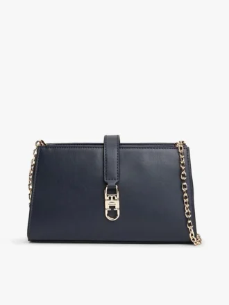 Polished Monogram Chain Crossbody Bag