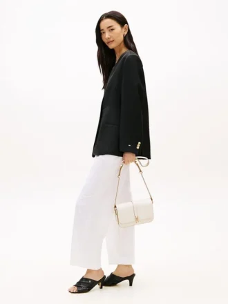 Polished Monogram Flap Crossbody Bag