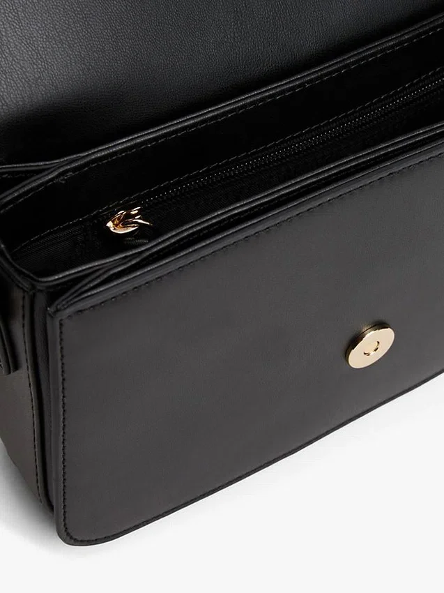 Polished Monogram Flap Crossbody Bag Polished Monogram Flap Crossbody Bag