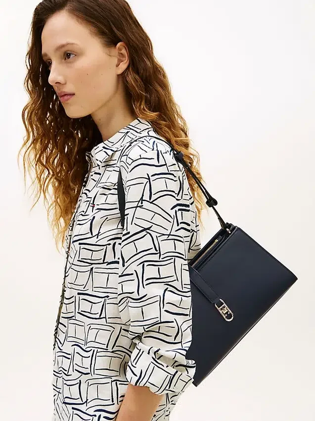 Polished Monogram Shoulder Bag Polished Monogram Shoulder Bag
