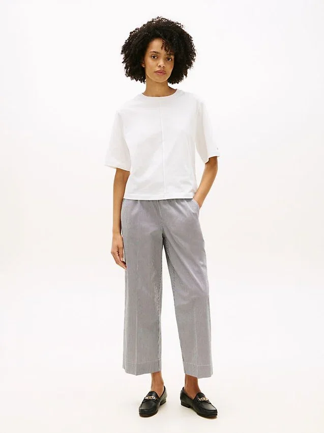 Pull-On Wide-Leg Ankle Pant Pull-On Wide-Leg Ankle Pant