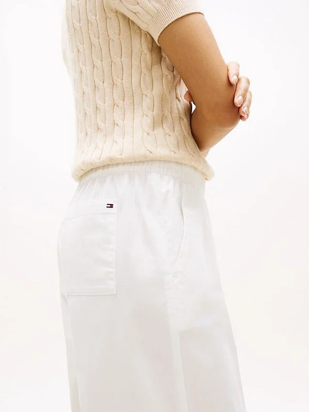 Pull-On Wide-Leg Ankle Pant Pull-On Wide-Leg Ankle Pant