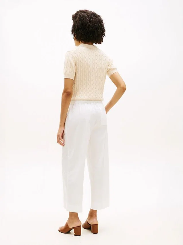 Pull-On Wide-Leg Ankle Pant Pull-On Wide-Leg Ankle Pant