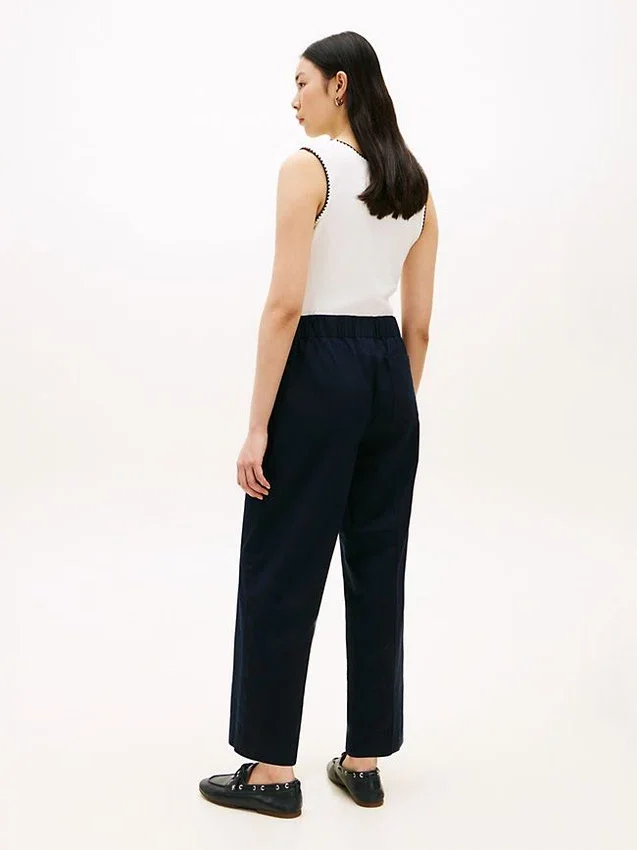 Pull-On Wide-Leg Ankle Pant Pull-On Wide-Leg Ankle Pant