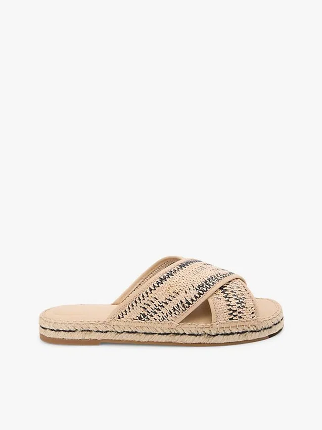 Raffia Espadrille Slide Sandal Raffia Espadrille Slide Sandal