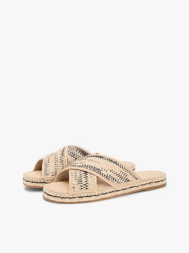Raffia Espadrille Slide Sandal Raffia Espadrille Slide Sandal