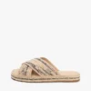 Raffia Espadrille Slide Sandal Raffia Espadrille Slide Sandal