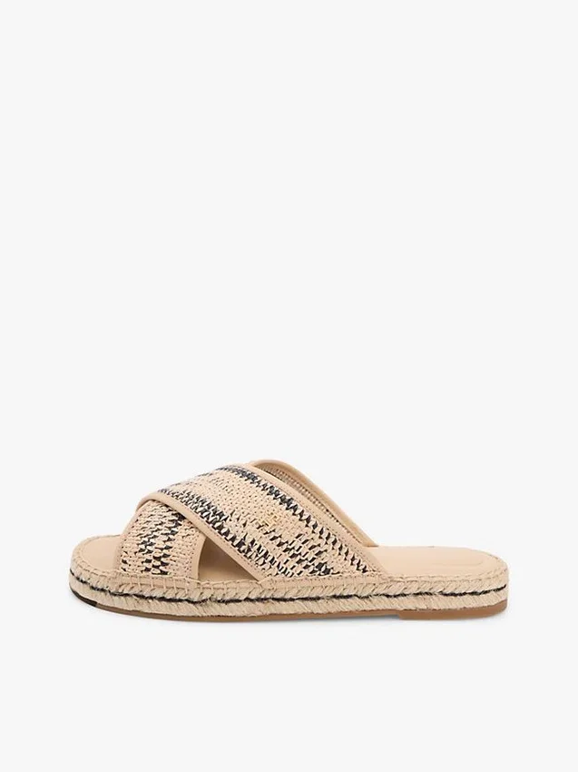 Raffia Espadrille Slide Sandal Raffia Espadrille Slide Sandal