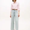 Raw Hem High-Rise Wide Leg Jean
