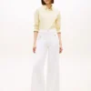 Raw Hem High-Rise Wide Leg Jean
