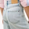 Raw Hem High-Rise Wide Leg Jean