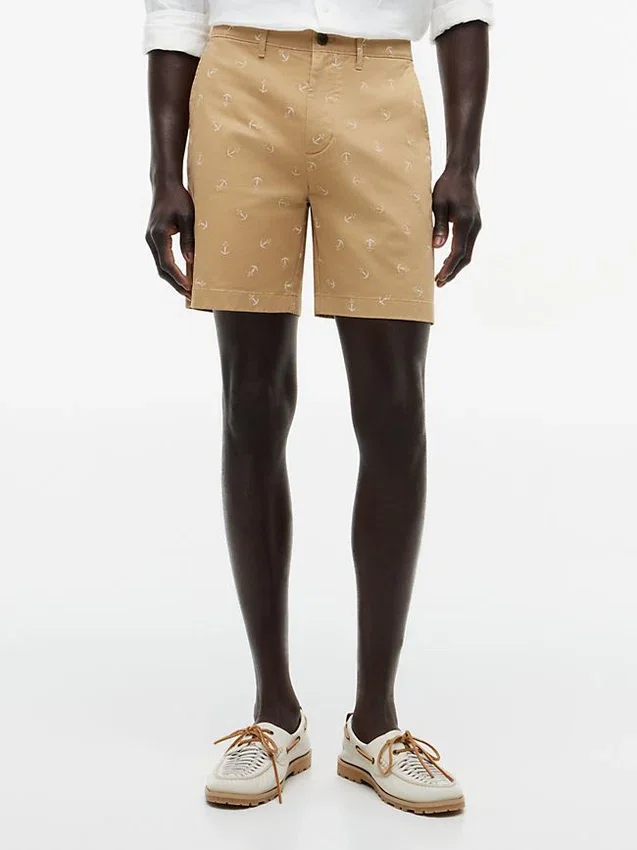 Regular Fit 7″ Anchor Print Short Regular Fit 7″ Anchor Print Short