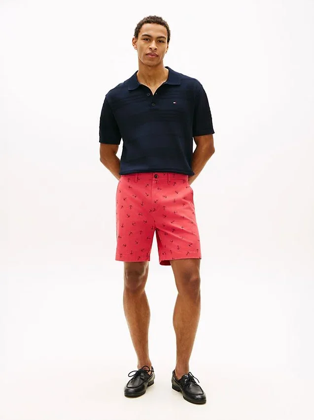 Regular Fit 7″ Anchor Print Short Regular Fit 7″ Anchor Print Short