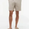 Regular Fit 7″ Cotton-Linen Blend Short