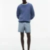 Regular Fit 7″ Cotton-Linen Blend Short