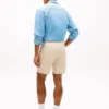 Regular Fit 7″ Cotton-Linen Blend Short