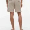Regular Fit 7″ Cotton-Linen Blend Short
