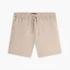 Regular Fit 7″ Cotton-Linen Blend Short