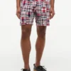 Regular Fit 7″ Patchwork Madras Short Regular Fit 7″ Patchwork Madras Short