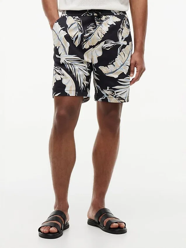 Regular Fit 7″ Tropical Print Short Regular Fit 7″ Tropical Print Short
