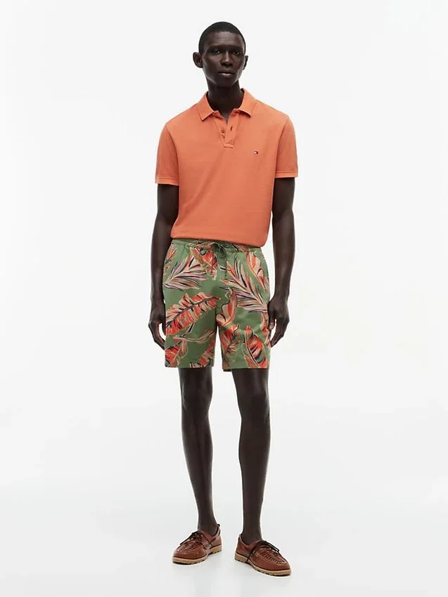 Regular Fit 7″ Tropical Print Short Regular Fit 7″ Tropical Print Short