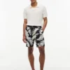 Regular Fit 7″ Tropical Print Short Regular Fit 7″ Tropical Print Short