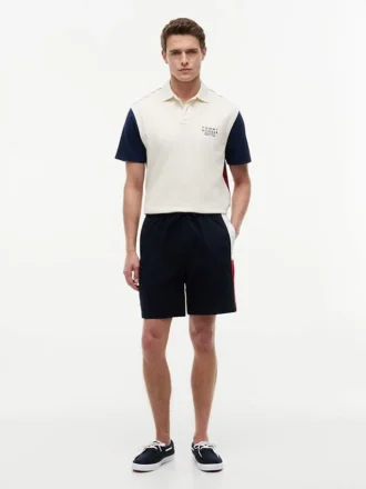 Regular Fit 8″ Flag Colorblock Short