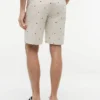 Regular Fit 9″ Sailing Flag Print Short