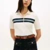 Regular Fit Block Stripe Stretch Polo Regular Fit Block Stripe Stretch Polo