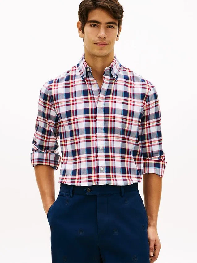 Regular Fit Bold Plaid Twill Shirt Regular Fit Bold Plaid Twill Shirt