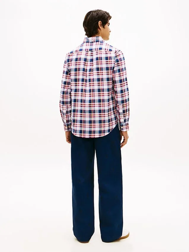 Regular Fit Bold Plaid Twill Shirt Regular Fit Bold Plaid Twill Shirt