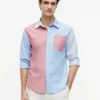 Regular Fit Colorblock Oxford Shirt Regular Fit Colorblock Oxford Shirt
