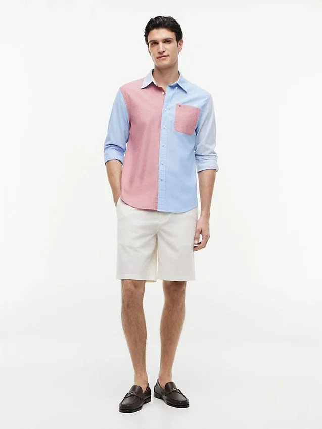 Regular Fit Colorblock Oxford Shirt Regular Fit Colorblock Oxford Shirt