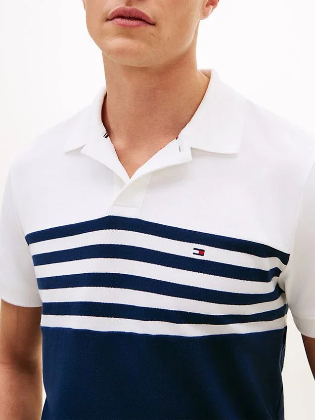 Regular Fit Colorblock Pique Polo Regular Fit Colorblock Pique Polo